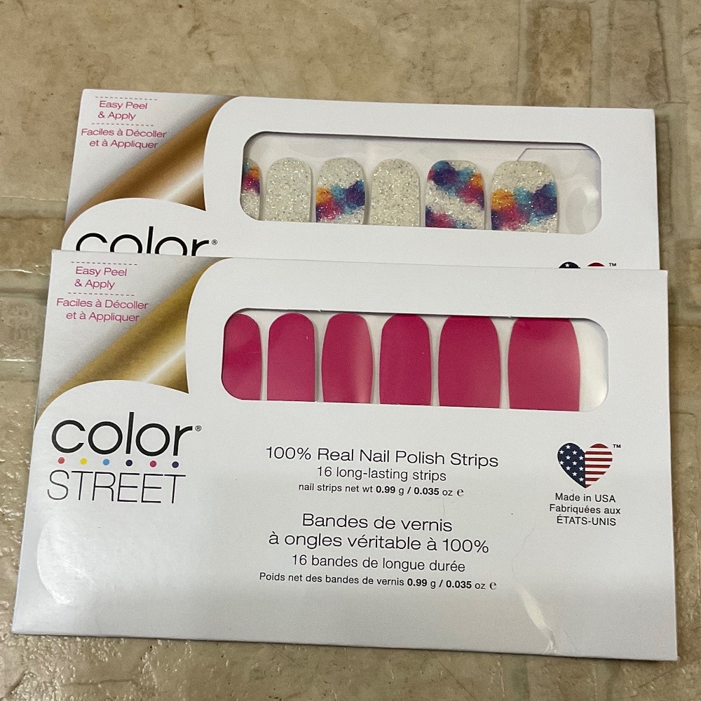 Color Street - lot of 2 - Are you Madrid-ing Me? & Paint the Town - sealed